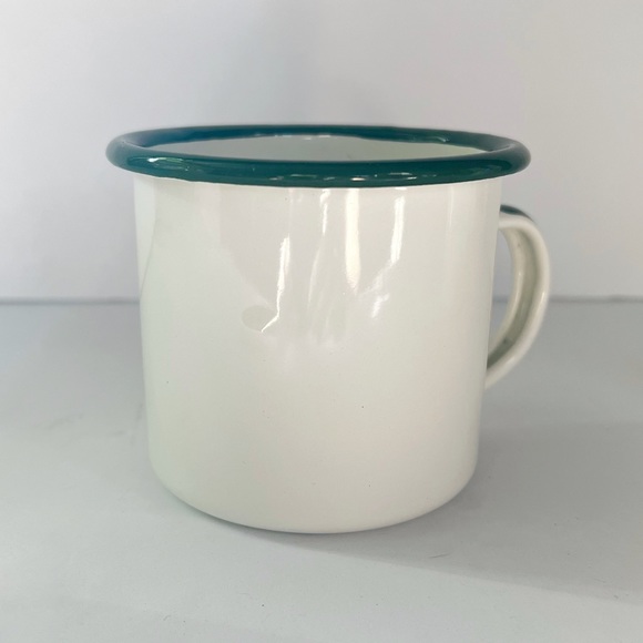 NATURKOMPANIET Enamel Camping Bear Coffee Cup Set of 2 Swedish Outdoor - Picture 3 of 5